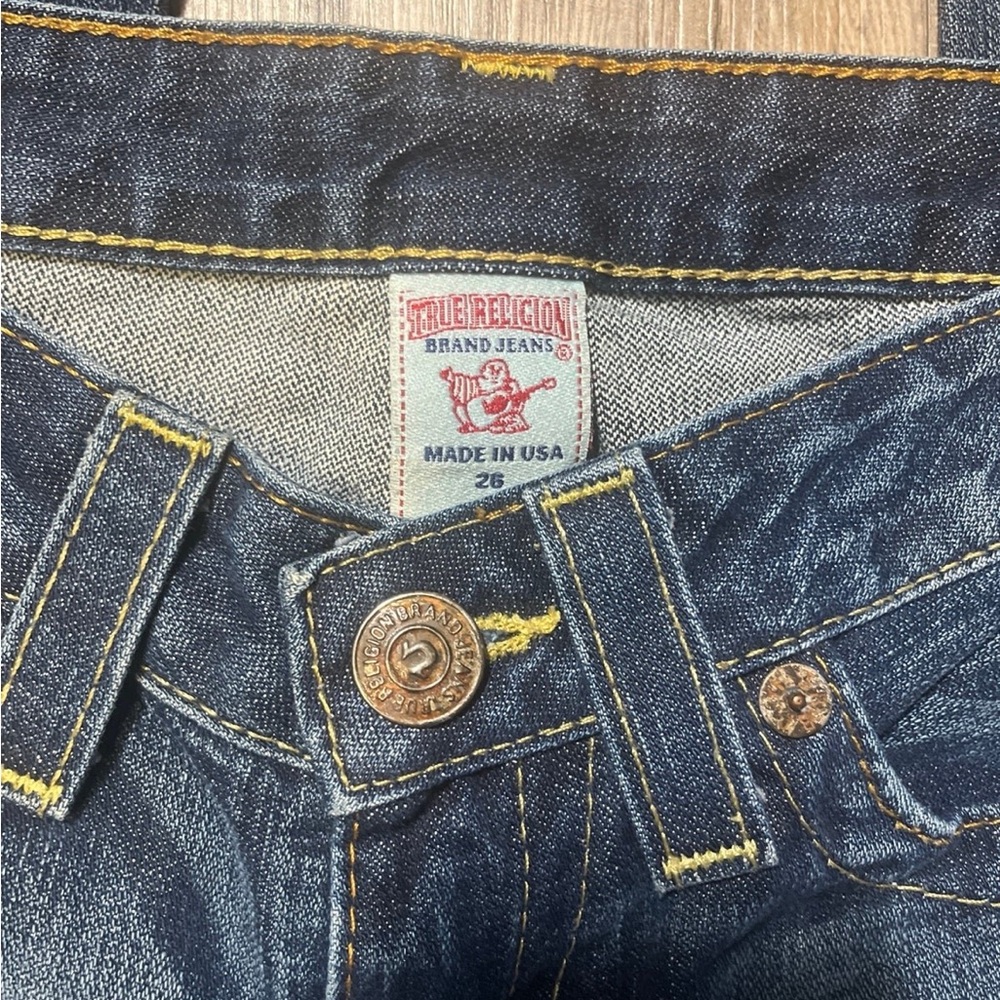 True Religion Dark Blue Flare Jeans